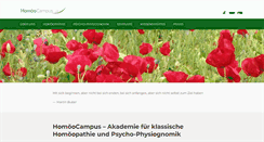 Desktop Screenshot of homoeocampus.de