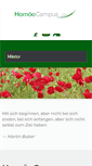Mobile Screenshot of homoeocampus.de